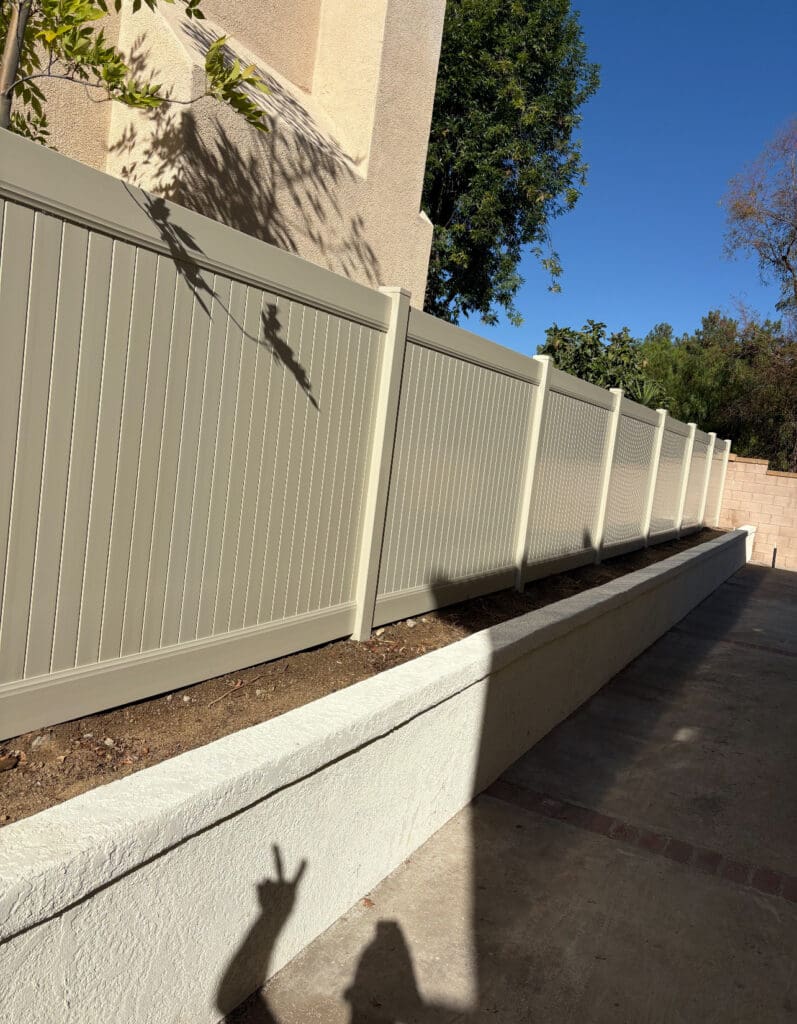 Completed gate installation